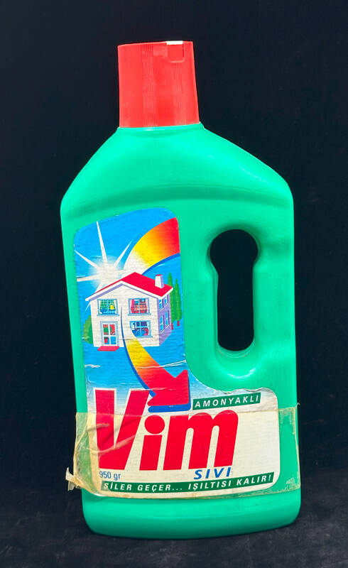 Vim Sıvı Siler Geçer Işıltısı Kalır Amonyaklı Tüm Ev İçin Temizleyici (Kutusunda Açılmamış) AOB4195 (N) - 1