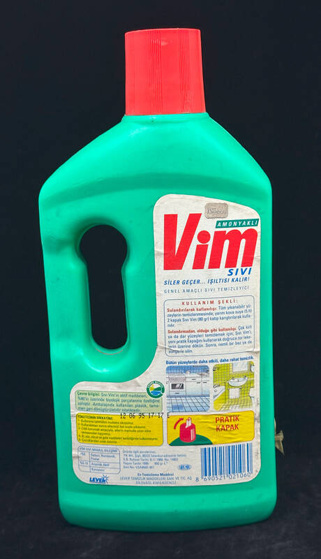 Vim Sıvı Siler Geçer Işıltısı Kalır Amonyaklı Tüm Ev İçin Temizleyici (Kutusunda Açılmamış) AOB4195 (N) - 2