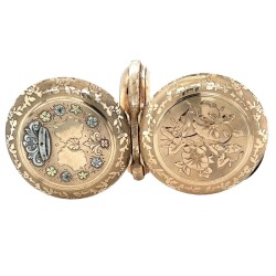 Vintage 14 Ayar Altın Kurmalı Cep Saati SAA080 #18.82 - 3