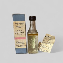 Vintage 1950 Petrol Tonıc İlaç Kutusunda Koleksiyonluk Tüketilmez MDL 396 - 2
