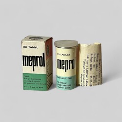 Vintage 1958 Meprol İlaç Kutusunda Koleksiyonluk Tüketilmez MDL426 - Gökçekoleksiyon