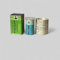 Vintage 1958 Rastinon İlaç Kutusunda Koleksiyonluk Tüketilmez MDL417 - Gökçekoleksiyon