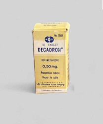 Vintage 1959 Decadron Kutusunda Koleksiyonluk Tüketilmez MDL 382 (N) - Gökçekoleksiyon