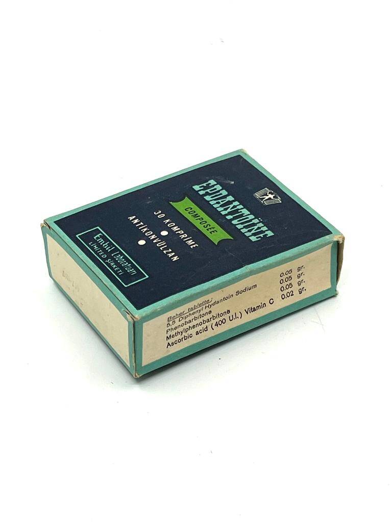 Vintage Epdantoıne Compsee 1952 İlaç Kutusu MDL192 (N) - 2