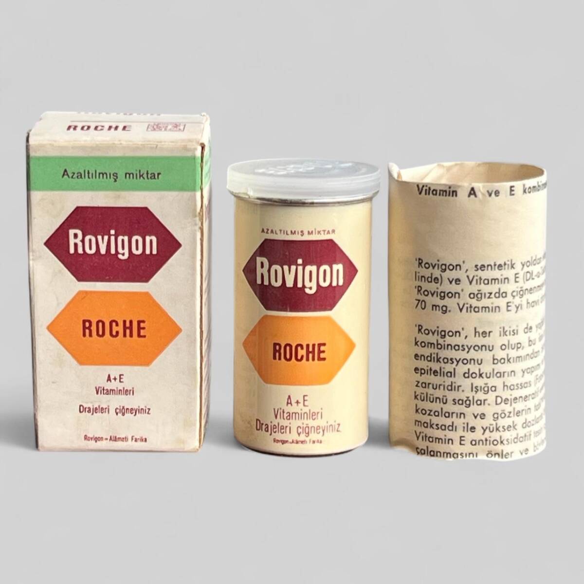 Vintage 1960 Rovigon Kutusunda Koleksiyonluk Tüketilmez MDL 377 - 1