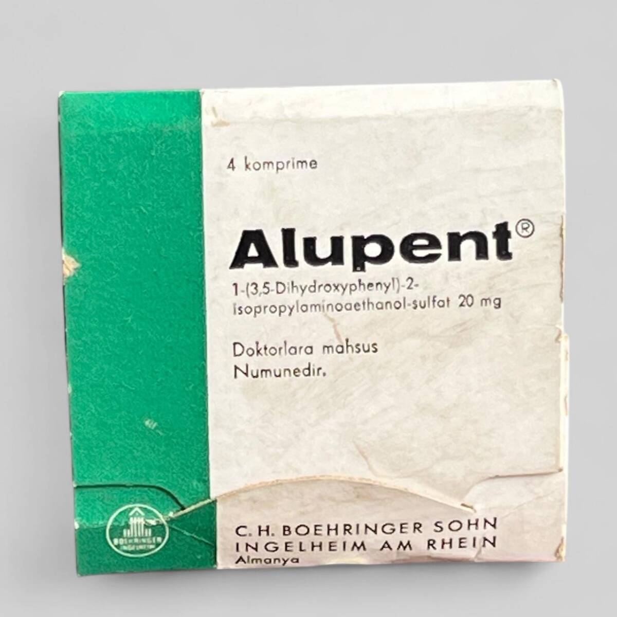 Vintage 1960s Alupent Kutusunda Koleksiyonluk Tüketilmez MDL 384 - 2