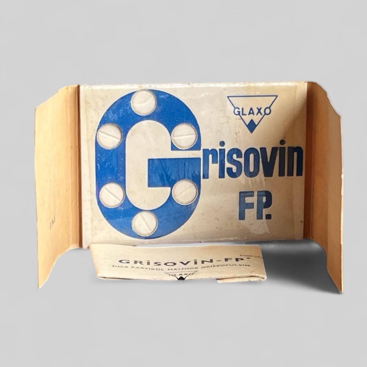 Vintage 1960s Grisovin Kutusunda Koleksiyonluk Tüketilmez MDL 386 - 1
