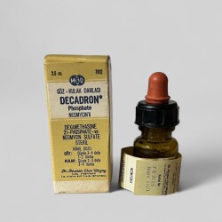 Vintage 1961 Decaddron İlaç Kutusunda Koleksiyonluk Tüketilmez MDL 398 - Gökçekoleksiyon