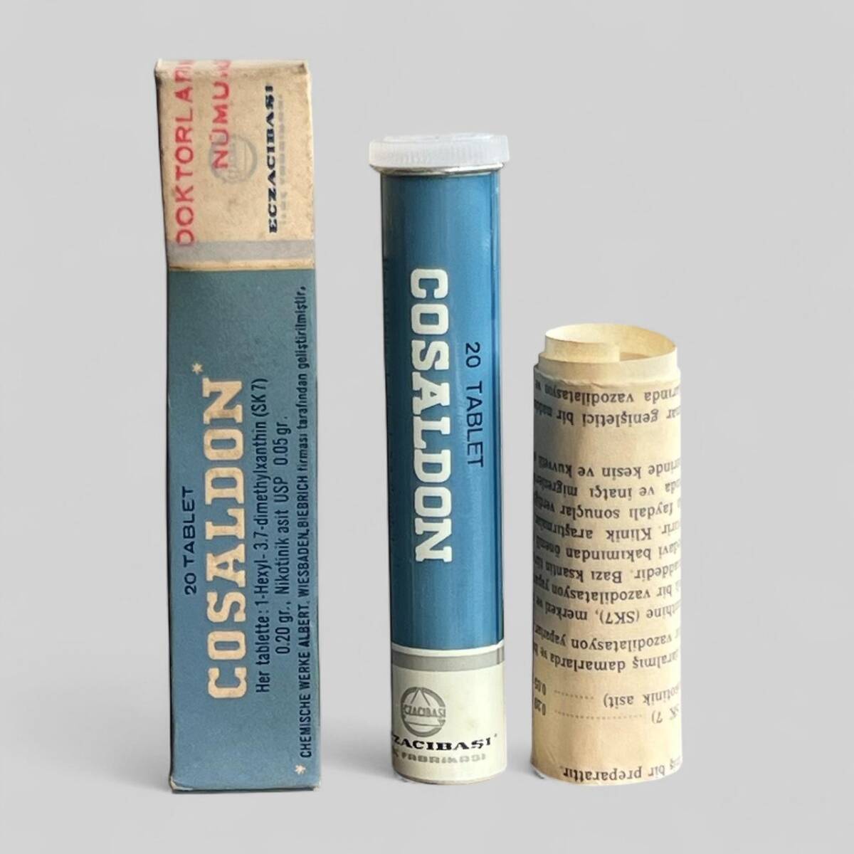 Vintage 1962 Cosaldon Kutusunda Koleksiyonluk Tüketilmez MDL 365 - 1