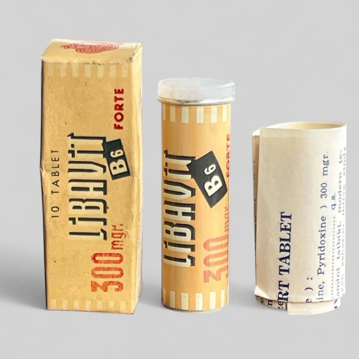Vintage 1963 Libavit Kutusunda Koleksiyonluk Tüketilmez MDL 367 - 1