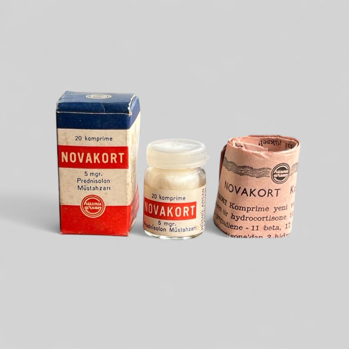 Vintage 1964 Navakort İlaç Kutusunda Koleksiyonluk Tüketilmez MDL445 - 1