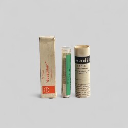 Vintage 1965 Duvadilan İlaç Kutusunda Koleksiyonluk Tüketilmez MDL 388 (N) - Gökçekoleksiyon