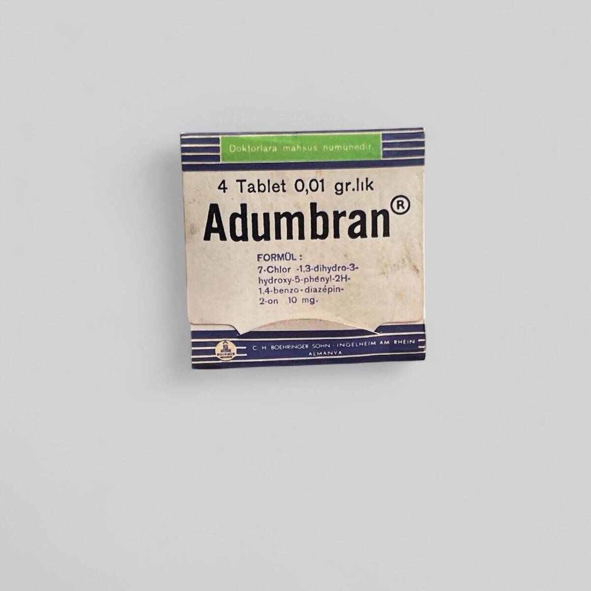 Vintage 19650s Adumbran Kutusunda Koleksiyonluk Tüketilmez MDL 385 - 1