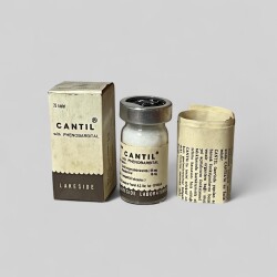 Vintage 1966 Cantıl İlaç Kutusunda Koleksiyonluk Tüketilmez MDL427 - Gökçekoleksiyon