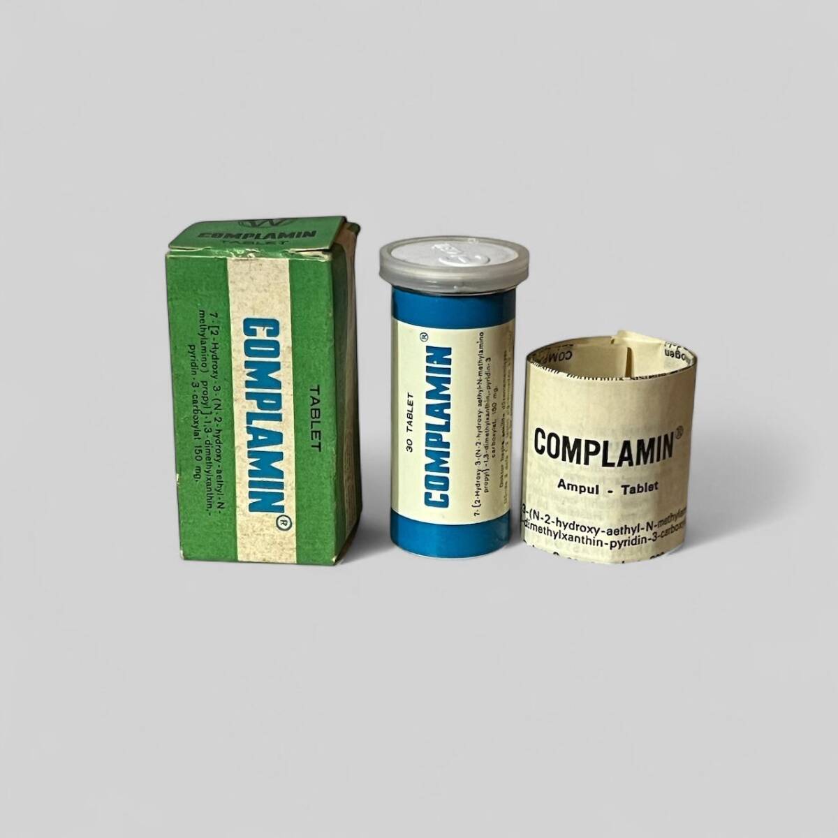 Vintage 1966 Complamin İlaç Kutusunda Koleksiyonluk Tüketilmez MDL408 - 1