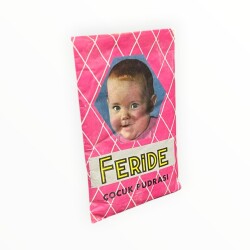  Vintage 1970's FERİDE Çocuk Pudrası AOB9023 - Gökçekoleksiyon