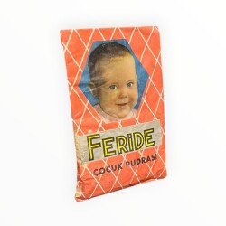 Vintage 1970's FERİDE Çocuk Pudrası AOB9024 - Gökçekoleksiyon