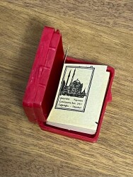 Vintage 1970s Mini Kur’an-ı Kerim – Kılıflı (Muhafaza Kabıyla) Cep Boy Baskı 
