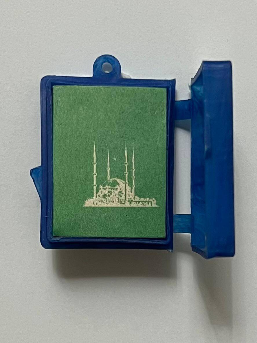 Vintage 1970s Mini Kur’an-ı Kerim – Kılıflı (Muhafaza Kabıyla) Cep Boy Baskı 