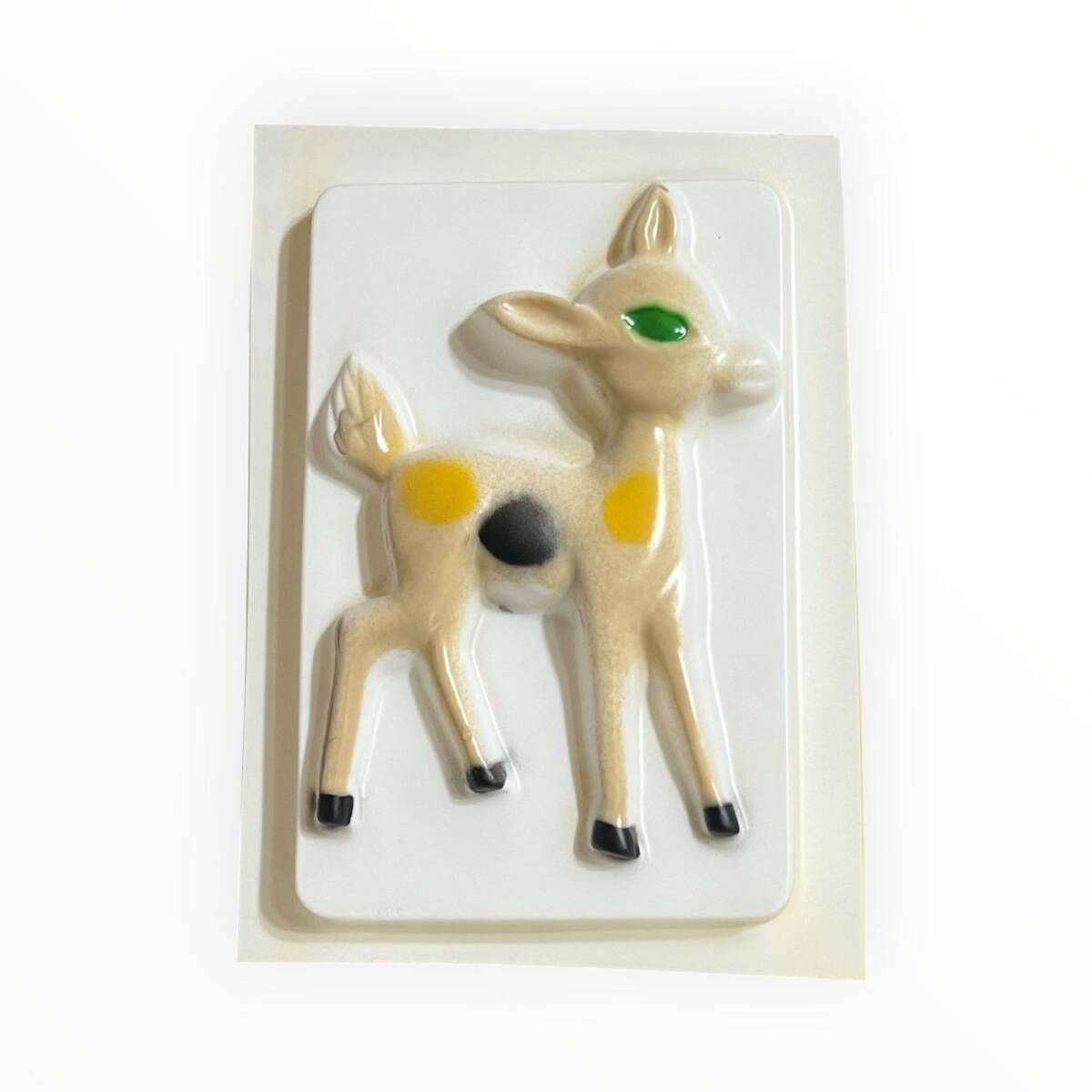 Vintage 1980-1990's Çizgi Filim Karekteri ''Bambi'' Alçı Kalıbı 17x12.5cm AOB8750 - 1