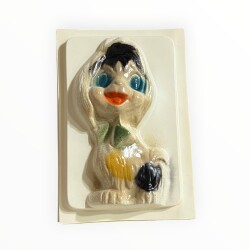 Vintage 1980-1990's ''Sevimli Köpek'' Alçı Kalıbı 17x12.5cm AOB8769 - 