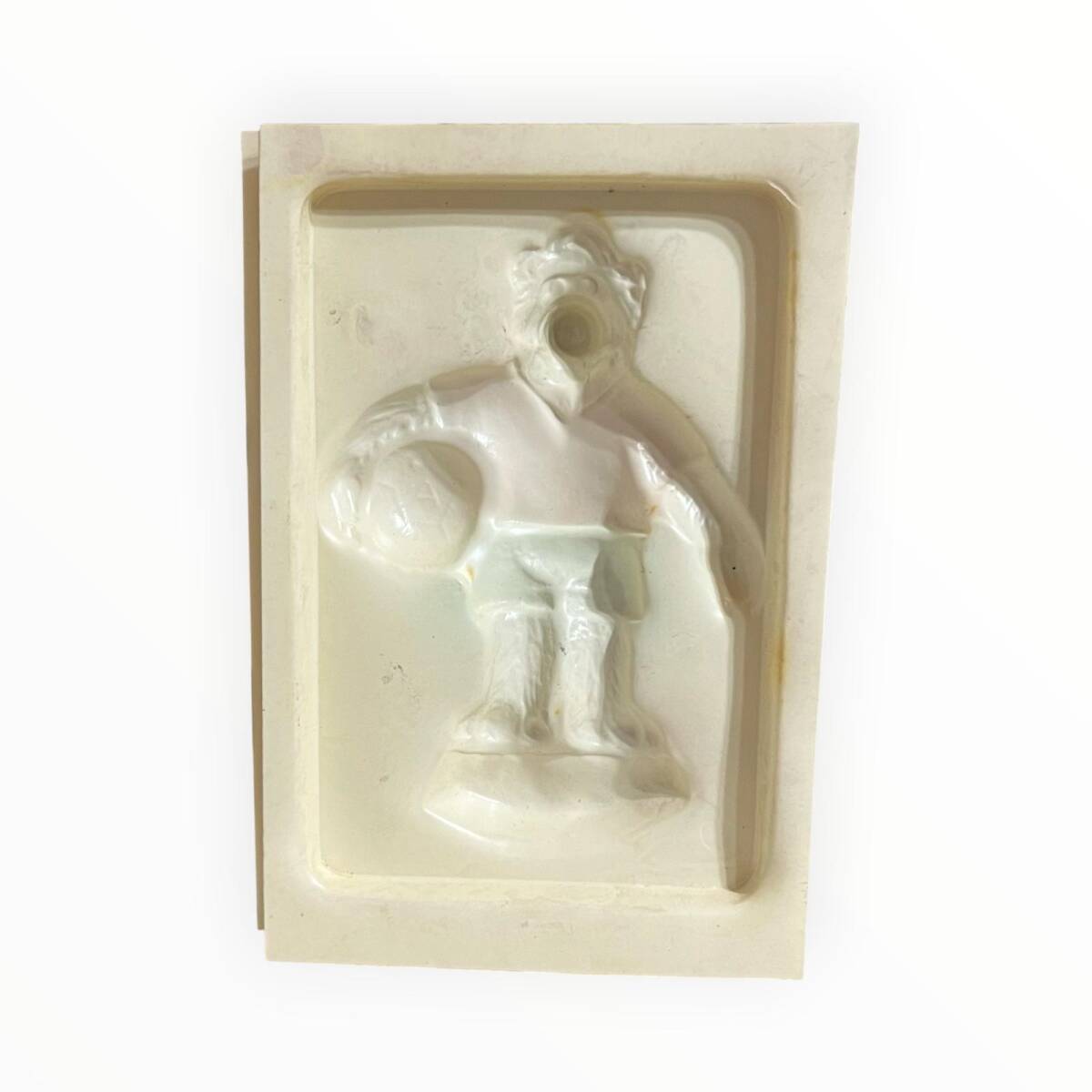 Vintage 1980-1990's '' Uzaylı Alf '' Alçı Kalıbı 17x12.5cm AOB8777 - 2