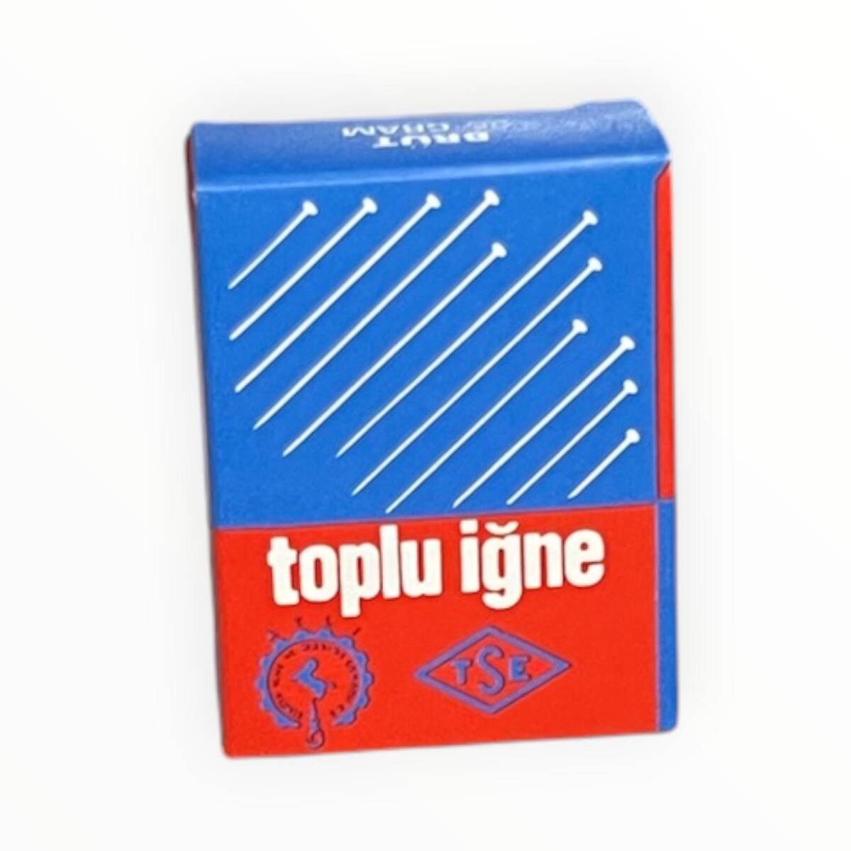 Vintage 1980's ATLI Nikelajlı Toplu İğne No: 28 -1 Ad 25gr' lık Paket AOB8676 - 1