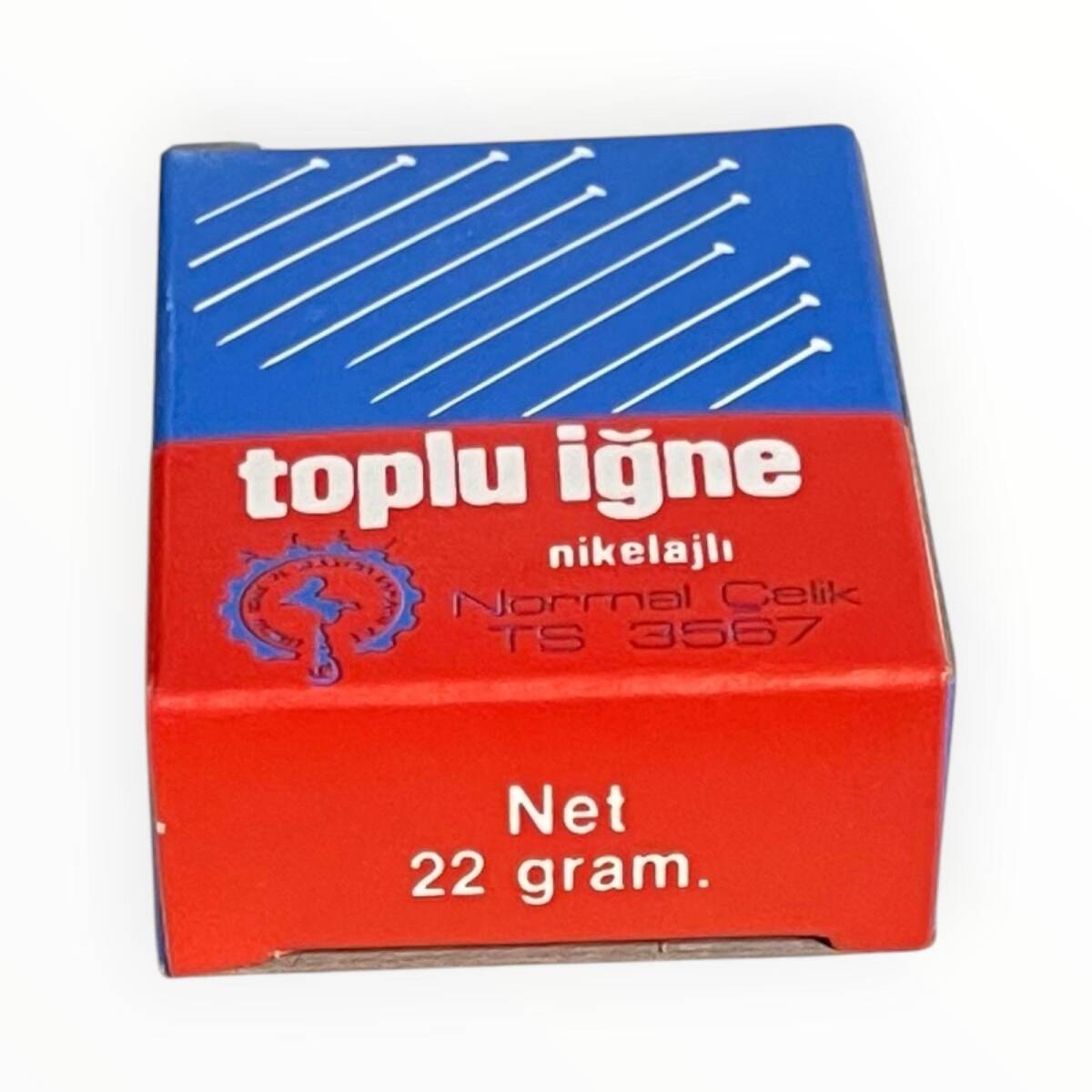 Vintage 1980's ATLI Nikelajlı Toplu İğne No: 28 -1 Ad 25gr' lık Paket AOB8676 - 4