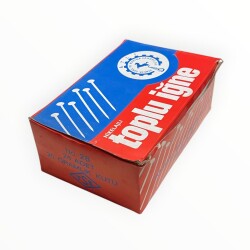 Vintage 1980's ATLI Nikelajlı Toplu İğne No: 28 -24 Adet 25gr' lık Dolu Paket AOB8675 - 4