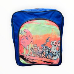 Vintage 1980's Disney Lion King Aslan Okul Çantası AOB8508 - Gökçekoleksiyon