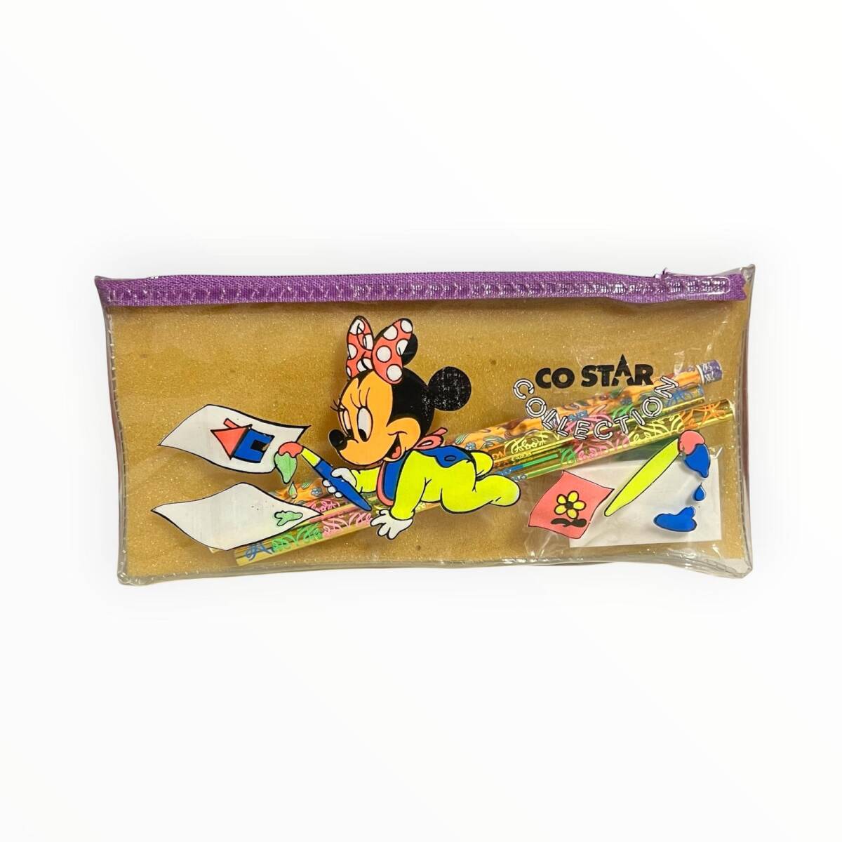 1980'ler Disney Mickey Mouse Vintage Kırtasiye Seti – Pepsi Silgili | AOB8725 - 1