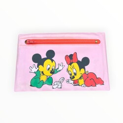 Vintage 1980's Mickeymouse Karekteri Naylon Kalemlik AOB8601 - Gökçekoleksiyon
