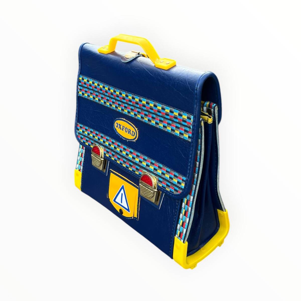 Vintage 1980's Nostaljik Okul Öğrenci Çantası AOB8536 - 4