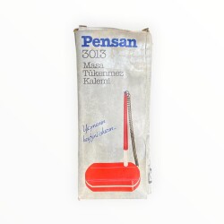 Vintage 1980's Pensan Masa Üstü Set ''Kırmızı''AOB8700 - 4