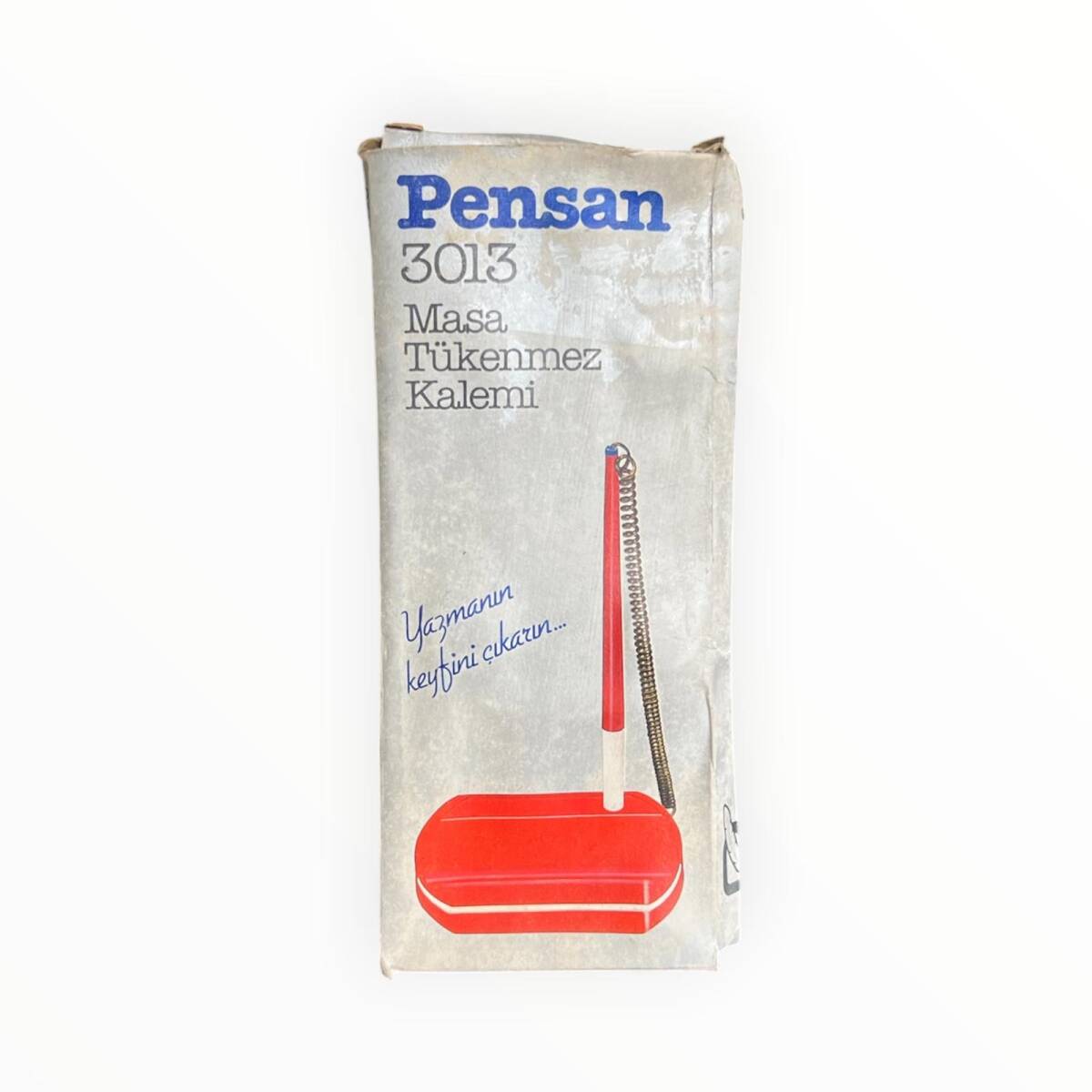 Vintage 1980's Pensan Masa Üstü Set ''Kırmızı''AOB8700 - 4