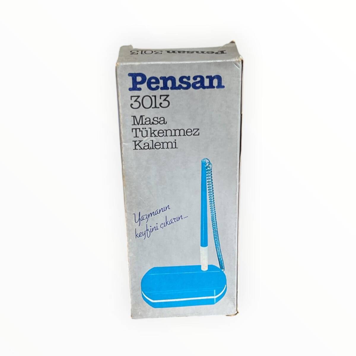 Vintage 1980's Pensan Masa Üstü Set ''Mavi''AOB8699 - 3