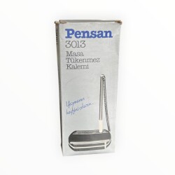 Vintage 1980's Pensan Masa Üstü Set ''Siyah''AOB8698 - 3