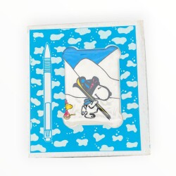 Vintage 1980's SNOOPY İlkokul Öğrenci Hatıra Defteri AOB8612 - 