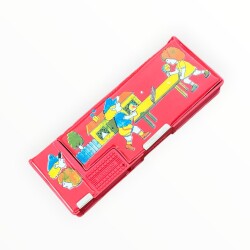 Vintage 1980's ZERİN Plastik Mıknatıslı Öğrenci Kalem Kutusu AOB8551 - Gökçekoleksiyon