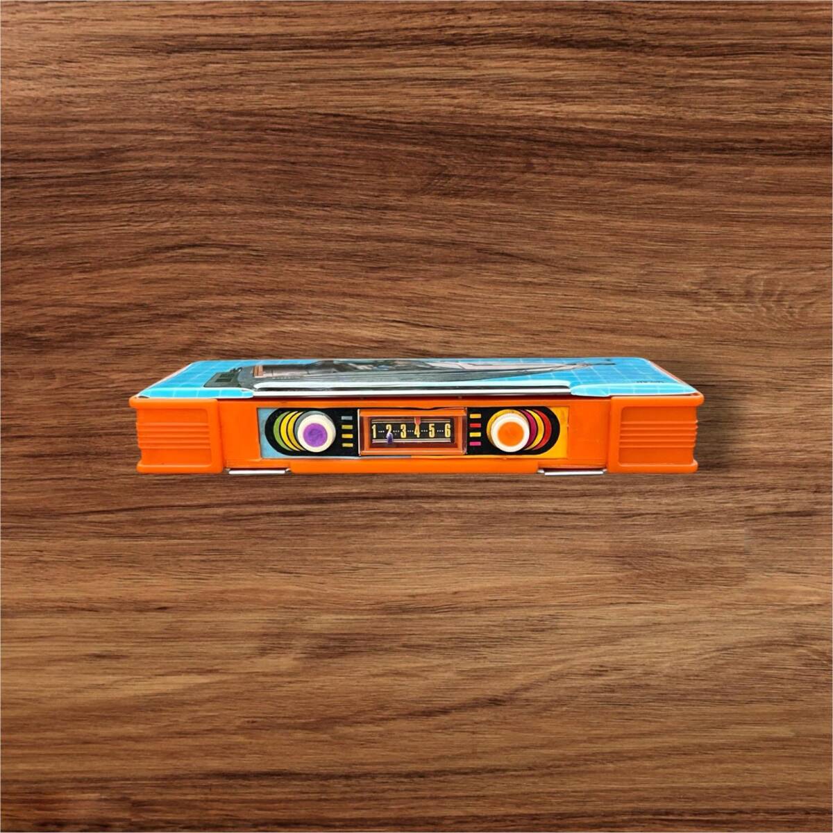 Vintage 1980's ZERİN Plastik Mıknatıslı Şifreli Öğrenci Kalem Kutusu AOB8553 - 3