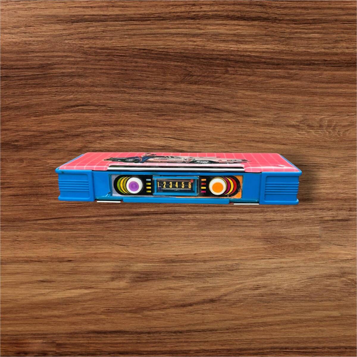 Vintage 1980's ZERİN Plastik Mıknatıslı Şifreli Öğrenci Kalem Kutusu AOB8554 - 3