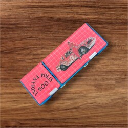Vintage 1980's ZERİN Plastik Mıknatıslı Şifreli Öğrenci Kalem Kutusu AOB8554 - 2