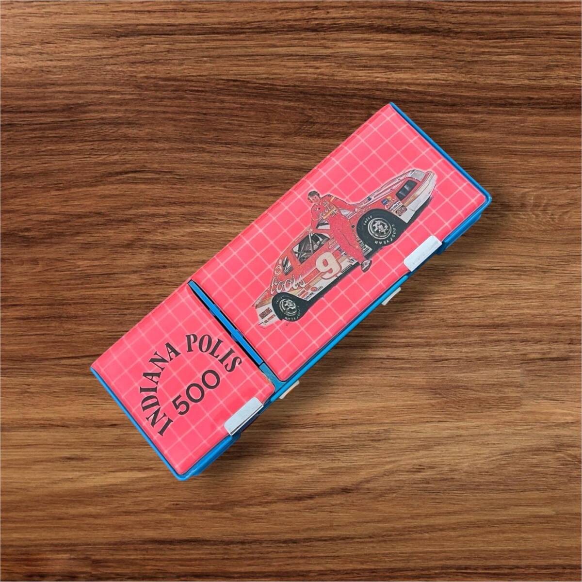 Vintage 1980's ZERİN Plastik Mıknatıslı Şifreli Öğrenci Kalem Kutusu AOB8554 - 2