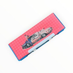 Vintage 1980's ZERİN Plastik Mıknatıslı Şifreli Öğrenci Kalem Kutusu AOB8554 - Gökçekoleksiyon