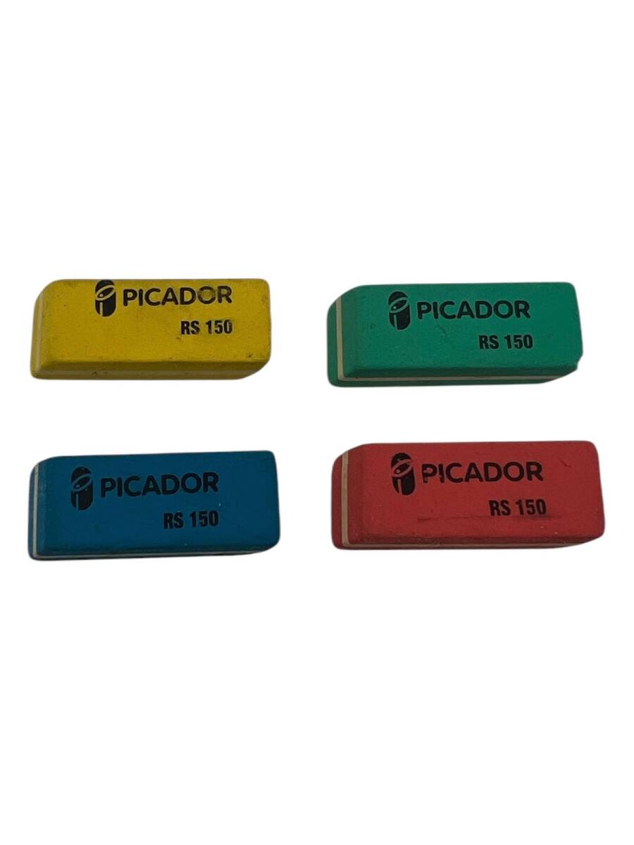 Vintage 1990 Lar 4 Adet PICADOR Silgi Lotu AKS1324 (N) - 1