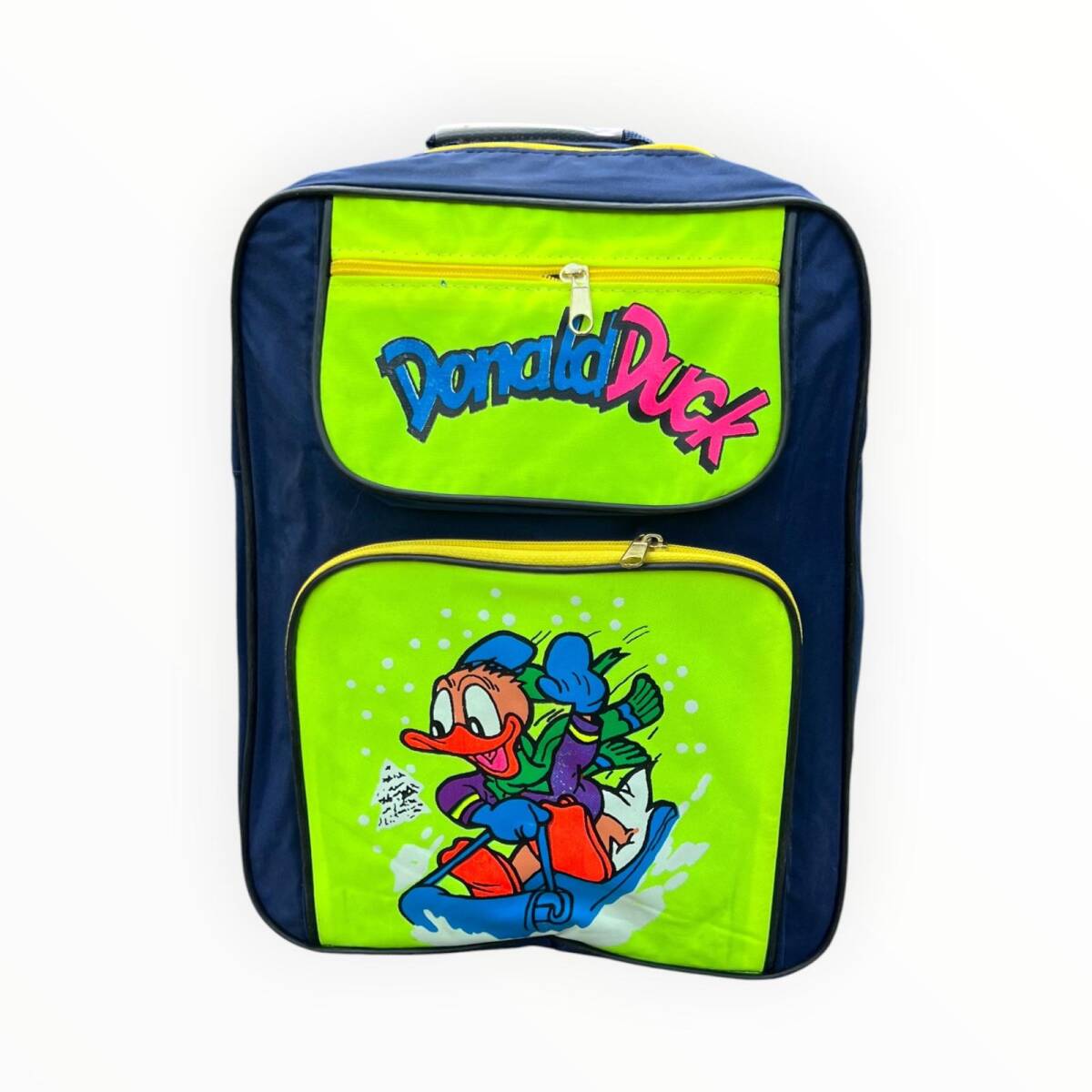 Vintage 1990's DONALD DUCK Okul Öğrenci Çantası AOB8513 - 1