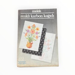 Vintage 1990's MELEK Renkli Karbon Kağıdı 100'lü Paket AOB8705 - 