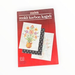 Vintage 1990's MELEK Renkli Karbon Kağıdı 100'lü Paket AOB8706 - 