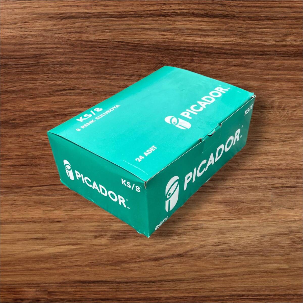 Vintage 1990,'s Pıcador Markalı 8'li Suluboya Dolu Paket AOB8563 - 3