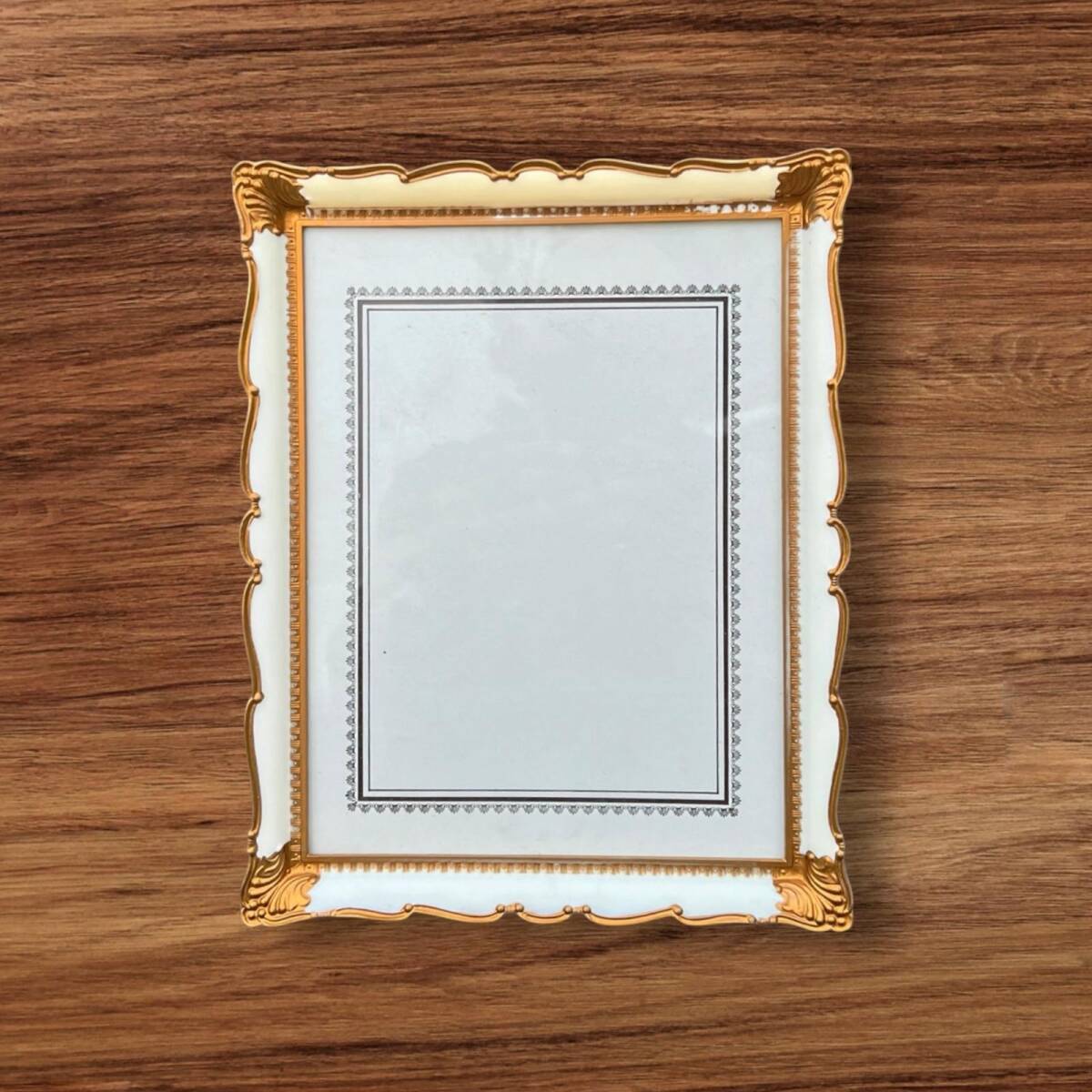 Vintage 1990's Plastik Çift Yönlü Resim Çerçevesi 28x22.5cm AOB8721 - 2